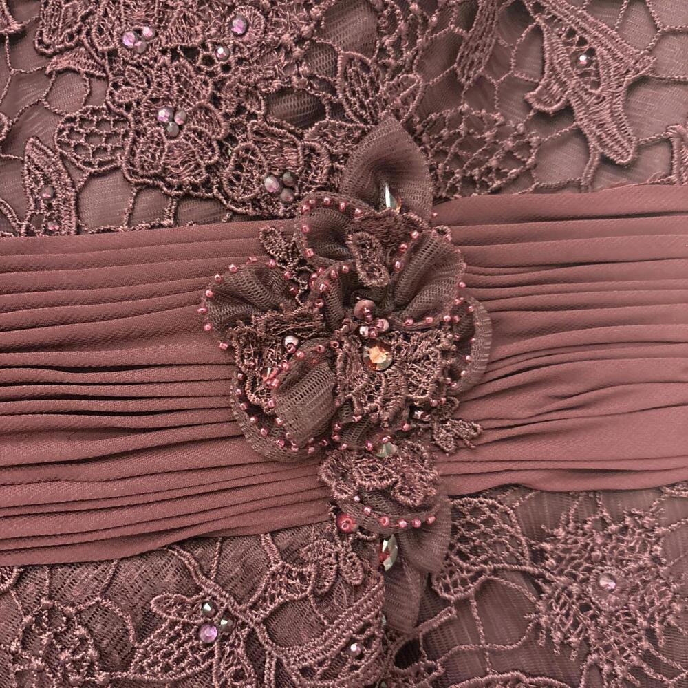 NWT  Social Occasions by Mon Cheri. Satin Sequin Mother Of Bride. Size 8. $398 - Picture 5 of 12